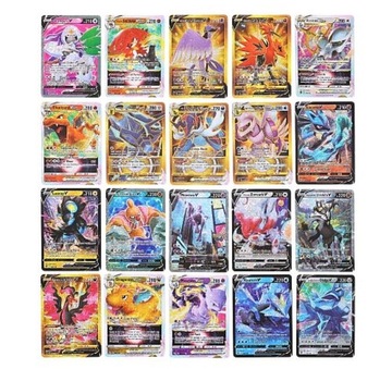 КАРТОЧКИ POKEMON GOLD DIAMOND SHINY 55 ШТ.