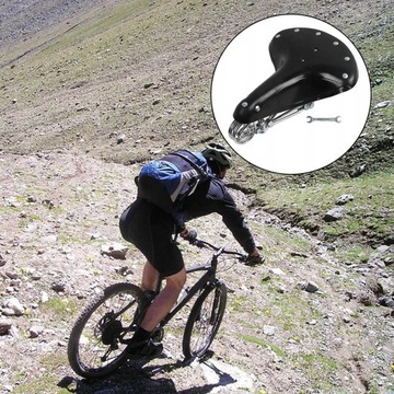 Ретро Велоспорт Велосипед Искусственная Кожа Черный