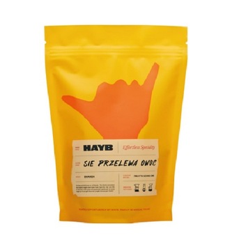 HAYB Rwanda Sie Przelewa OWOC 250g kawa ziarnista