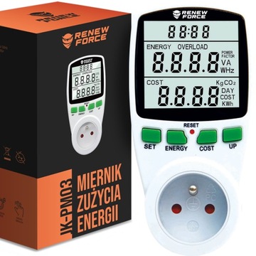 PRECYZYJNY Miernik Licznik ENERGII ELEKTRYCZNEJ Amper Woltomierz Watomierz