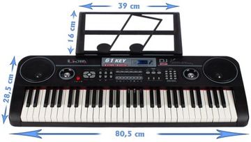 Organy 61 klawiszy + mikrofon