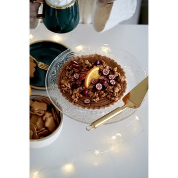 ТАРЕЛКА для торта фрукты Тарелка для торта стеклянная 25см