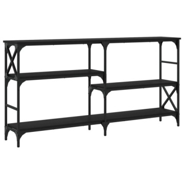 Консольный столик vidaXL Черный 150x29x76,5 см