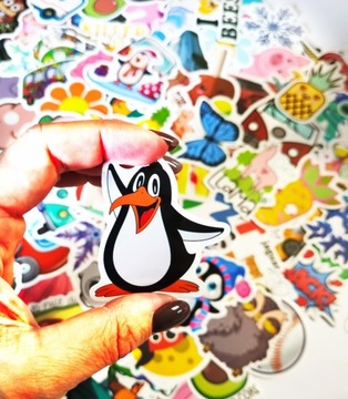 ZESTAW NAKLEJEK DLA DZIECI MIX NICE WLEPKI 100szt