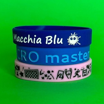 OPASKI SILIKONOWE Z TŁOCZENIEM I WYPEŁNIENIEM GRAFIKA LOGO TEKST 12mm