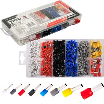ZESTAW KOŃCÓWEK I KONEKTORÓW KABLOWYCH 685SZT YATO
