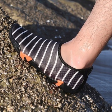 Туфли для воды Barefoot с дренажными отверстиями 39 черные