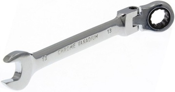 Klucz Płasko Oczkowy z Grzechotka Łamany 13mm