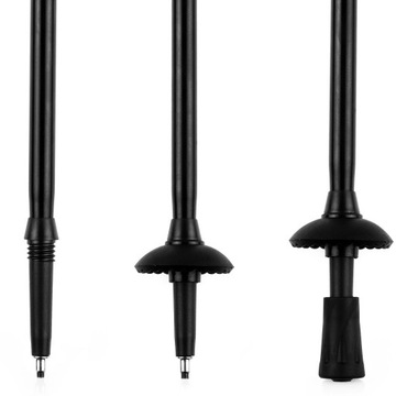 Легкие трекинговые палки с регулируемой пробковой ручкой. 105-135 складной 66см БАСТОН ЭКО