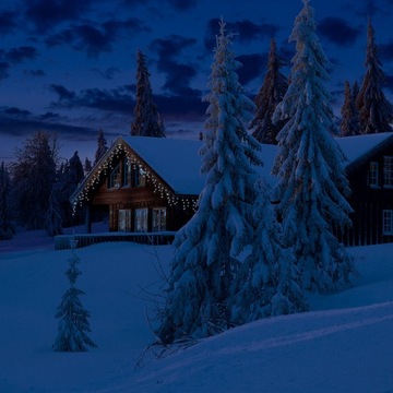 Светильник Icicle 259 LED для здания, холодный белый, 11 м.