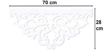 Ажурная подвеска-декор для шторного панно 70 см С4