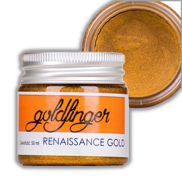 PASTA POZŁOTNICZA ZŁOTO RENESANSOWE WOSK DEKORACYJNY GOLDFINGER 50 ML