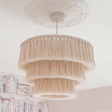 Абажур макраме, подвесной светильник