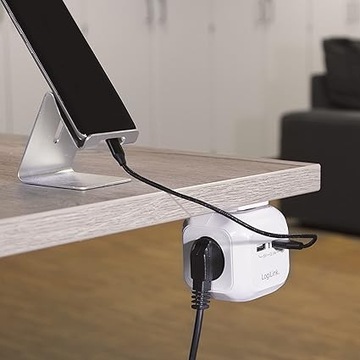 Listwa Zasilająca, Przedłużacz Szybkie Ładowanie Gniazdka USB PowerCube