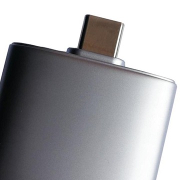 Адаптер OTG с считывателем TF USB тип C 2x USB