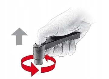 ЗАЖИМНЫЙ РЫЧАГ ЧЕРНЫЙ M8 R65 РУЧКА РУЧКА