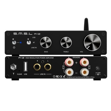 SMSL A12 Bluetooth 5.0 усилитель высокой мощности