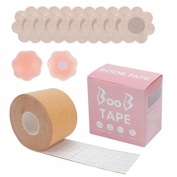 BOOB TAPE TAŚMA UNOSZĄCA BIUST DEKOLT Z 12 SUTEK