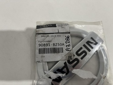 NISSAN QASHQAI I J10 ZNAKY ZNAK KRYT ZADNÍ 90891-BZ50A