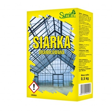 Siarka Granulowana 0,5 kg Sumin, Zakwasza, Odkaża
