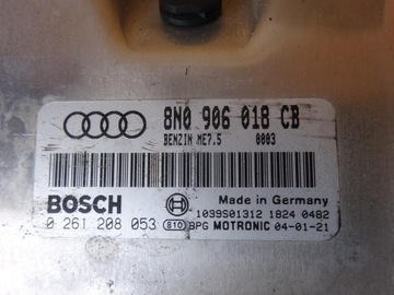 AUDI TT 8N 1.8T 1.8 TURBO BVR JEDNOTKA MOTORU 8N0906018CB