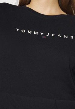Bluzka czarna z długim rękawem Tommy Jeans S