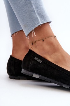 ЖЕНСКИЕ МОКАСИНЫ BIG STAR NN274929 MEMORY FOAM SYSTEM ЧЕРНЫЕ 39