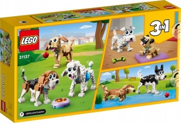НАБОР LEGO CREATOR CUTE DOGS 3В1 31137 СОБАКИ СОБАКИ