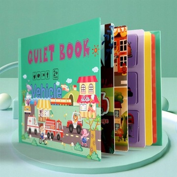 Montessori Quiet Book Early Learning dla dzieci w