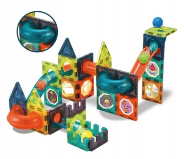 НАБОР 3D МАГНИТНЫХ БЛОКОВ СВЕТЯЩИХСЯ ШАРОВ