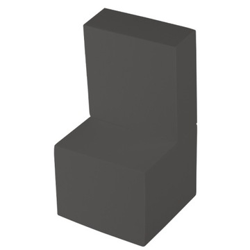 Кубовидный куб РЕКВИЗИТ 10x4см ЧЕРНЫЙ ЧЕРНЫЙ