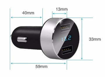 РАСПРЕДЕЛИТЕЛЬ ПРИЖИГАЛА, ЗАРЯДНОЕ УСТРОЙСТВО 2, USB, СВЕТОДИОДНЫЙ ВОЛЬТМЕТР