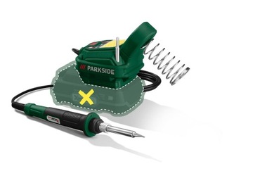 LUTOWNICA AKUMULATOROWA STACJA PARKSIDE 20V 480°C