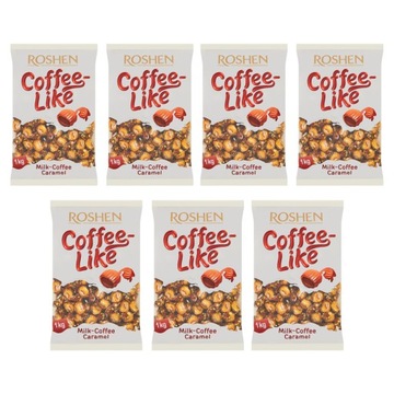 Roshen CoffeeLike Karmelki nadziewane 1kg 7 sztuk