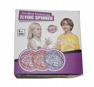 LATAJĄCA PIŁKA FIDGET SPINNER LED KULA ŚWIECĄCA