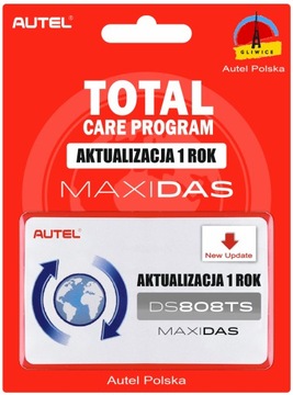 AKTUALIZACJA AUTEL MaxiDAS DS808TS PL 1 ROK PL