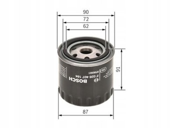 BOSCH F 026 407 184 FILTR OLEJE