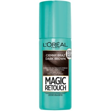 L'OREAL Magic Retouch спрей для ретуши Темно-коричневый 75мл