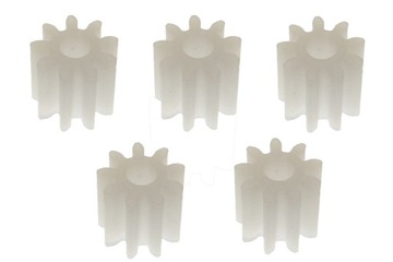 ZĘBATKA PLASTIKOWA 9 ZĘBÓW 5.5/1.9 MM 5 SZTUK