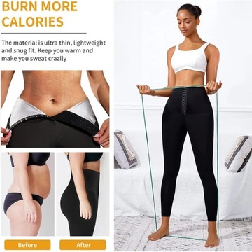 Sauna Leggings for Women Sweat Pants High Waist Co