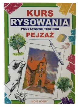 Plastyka NAUKA RYSUNKU KURS RYSOWANIA pejzaż A4