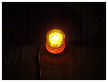 OSTRZEGAWCZY X7N77 POMARAŃCZOWY 24V LAMPA KOGUT