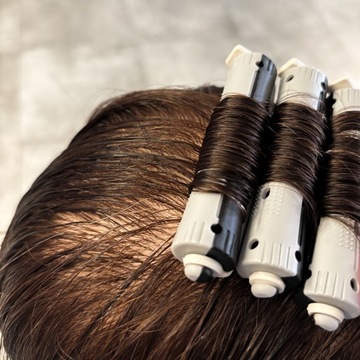 Catzy Ballerina żółta Trwała ondulacja włosów z wałkami i papierkami PŁYN