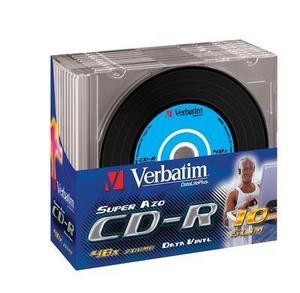 Płyty CD-R VERBATIM 700 MB 52x slim 10 szt