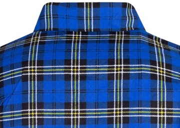 МУЖСКАЯ ПОВСЕДНЕВНАЯ ФЛАНЕЛЕВАЯ РУБАШКА В КЛЕТКУ, 100% ХЛОПОК, размер 3XL