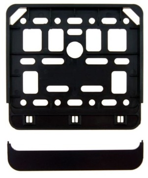 RAMKA TABLICY REJESTRACJI SKUTER MOTOROWER CZARNA