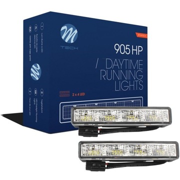 LAMPY ŚWIATŁA JAZDY DZIENNEJ PROSTE DRL KRÓTKIE HOMOLOGACJA E4 AUTOMAT LED