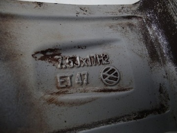 ЛЕГКОСПЛАВНЫЕ ДИСКИ 17 5x112 VW PASSAT B6 B7 CC GOLF VI EOS TOURAN 3AA601025E ET47