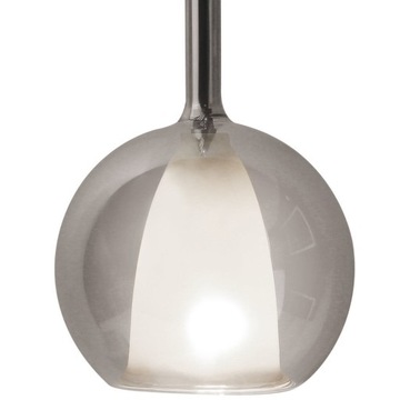 Lampa wisząca DOUBLE GLASS Ø250mm VT-7304 grafit