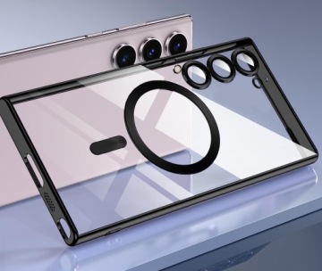 МАГНИТНЫЙ ЧЕХОЛ ДЛЯ MAGSAFE ДЛЯ SAMSUNG S21 FE 5G + СТЕКЛО